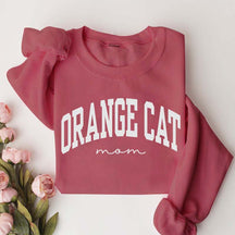 Orange Cat Mom Sweatshirt