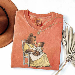 Vintage Storybook Bear Cub T-Shirt