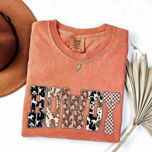 Comfort Colors Howdy Cowgirl Cute T-Shirt