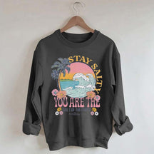 Stay Salty Bible Verse Beach Sweatshirt