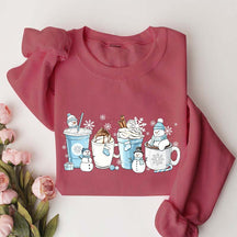 Winter Coffee Cups Sweatshirt
