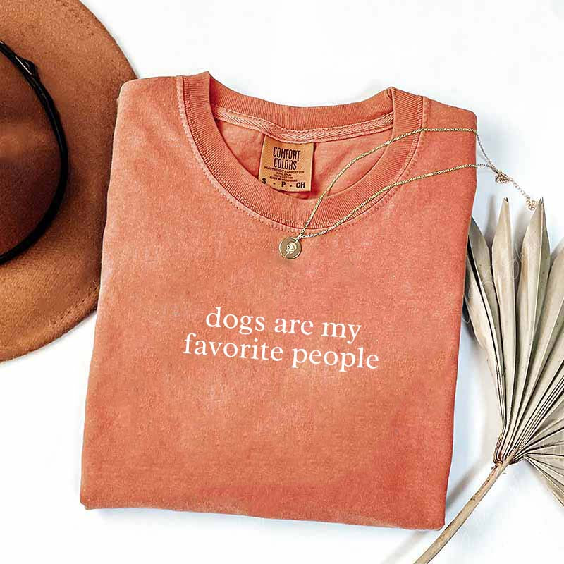Dogs Are My Favorite People T-Shirt
