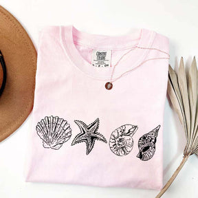 Seashell Coastal Aesthetic T-Shirt