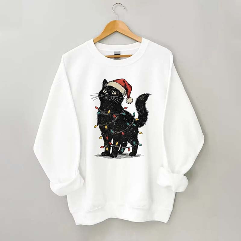 Cat Christmas Sweatshirt