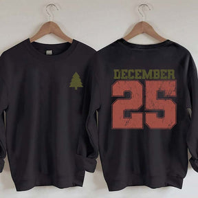 Distressed December 25 Sweatshirt