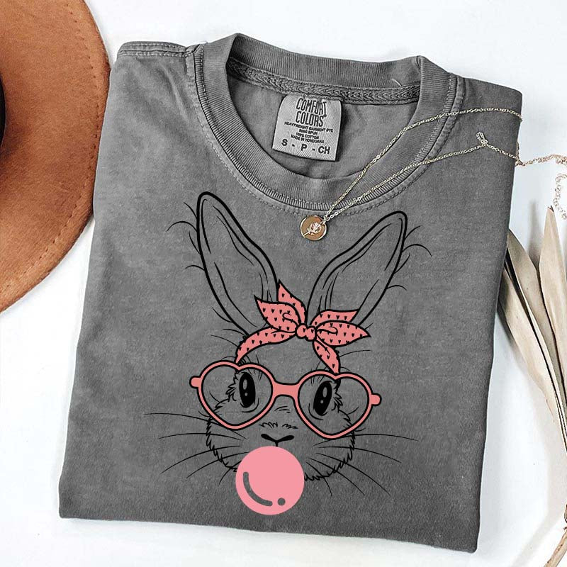 Rabbit Cartoon Easter T-Shirt