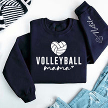Personalized Sleeve Name Volleyball Sweatshirt