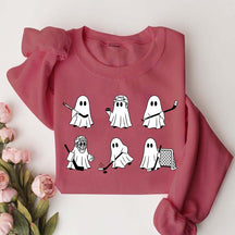 Ghost Hockey Halloween Sweatshirt