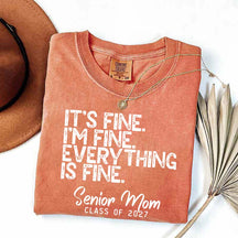 Senior Mom Class of 2027 T-Shirt