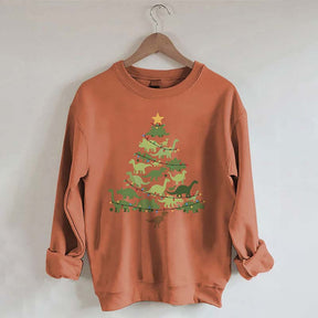 Dinosaurs Christmas Tree Sweatshirt