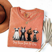 Cute Dogs Because People Are Creepy T-Shirt