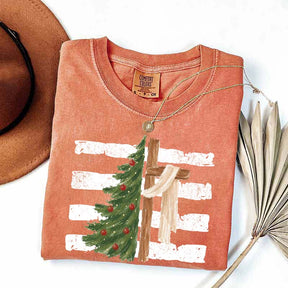 Christmas Tree Cross Faith T-Shirt