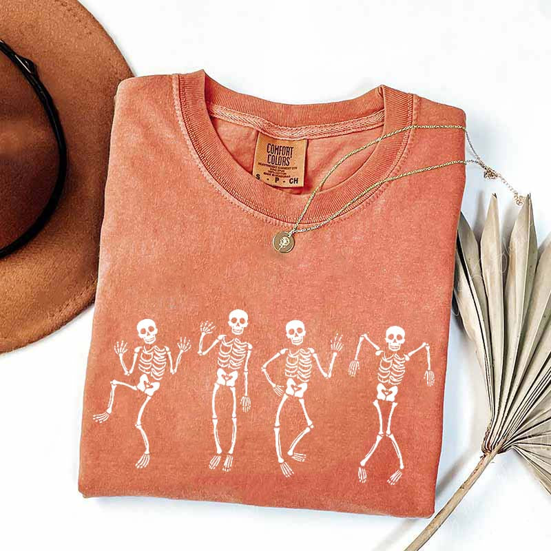 Comfort Colors Minimalist Dancing Skeleton T-Shirt