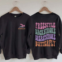 Personalized Name Swim Sweatshirt