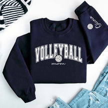 Custom Volleyball Mom Cute Sweatshirt