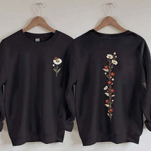 Vintage Ladybug Floral Sweatshirt