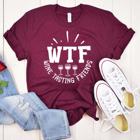 WTF Wine Tasting Friends T-Shirt