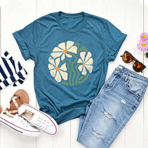 Boho Botanical Daisy Lover T-Shirt