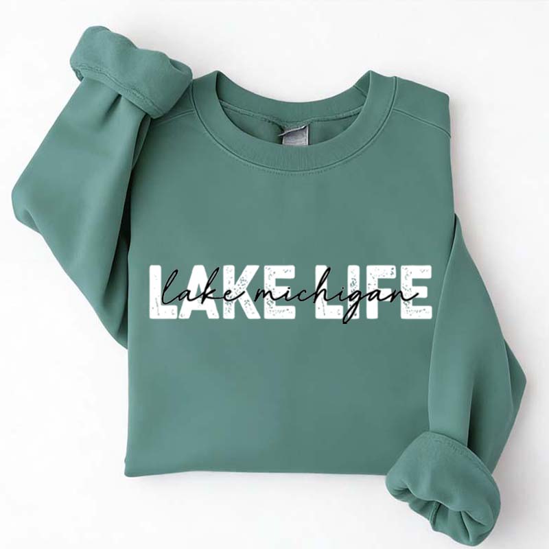 Personalized Lake Life Sweatshirt