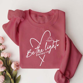 Be The Light Faith Minimalist Sweatshirt