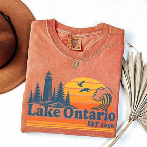 Vintage Lake Ontario Great Lakes T-Shirt