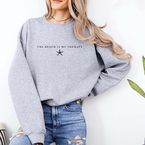 The Beach Is My Therapy Vacation Sweatshirt