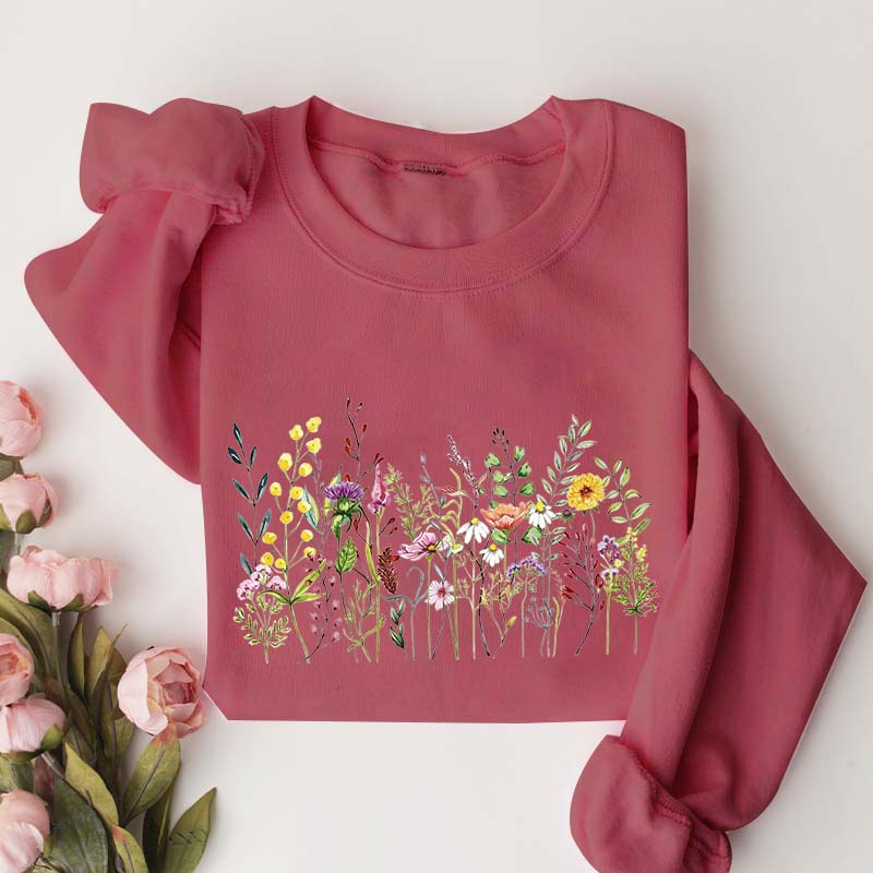 Vintage Pastel Floral Cute Sweatshirt
