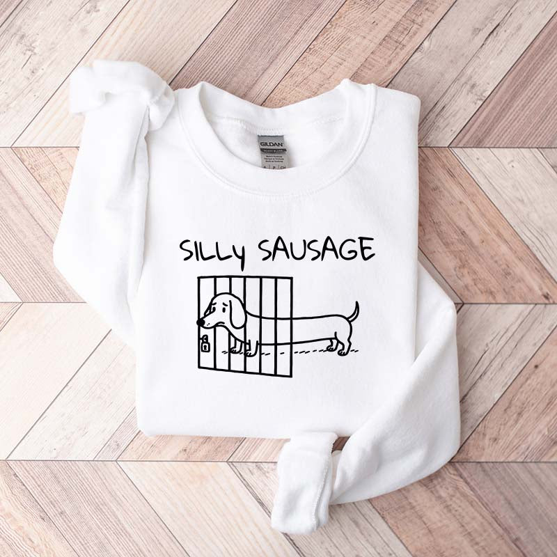 Silly Dachshund Dog Sweatshirt