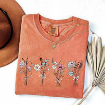 Floral Coquette Bow Ladies T-Shirt