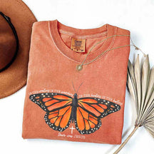 There Was Jesus Religious Butterfly T-Shirt