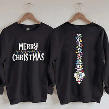 Light Merry Christmas Sweatshirt