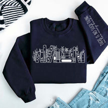 No Such Thing As Too Many Books' Sweatshirt
