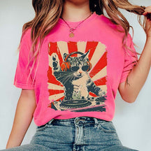 Cool DJ Cat T-Shirt