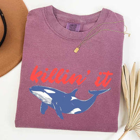 'Killin' It' Whale T-Shirt