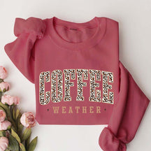 Retro Coffee Weather Lover Sweatshirt