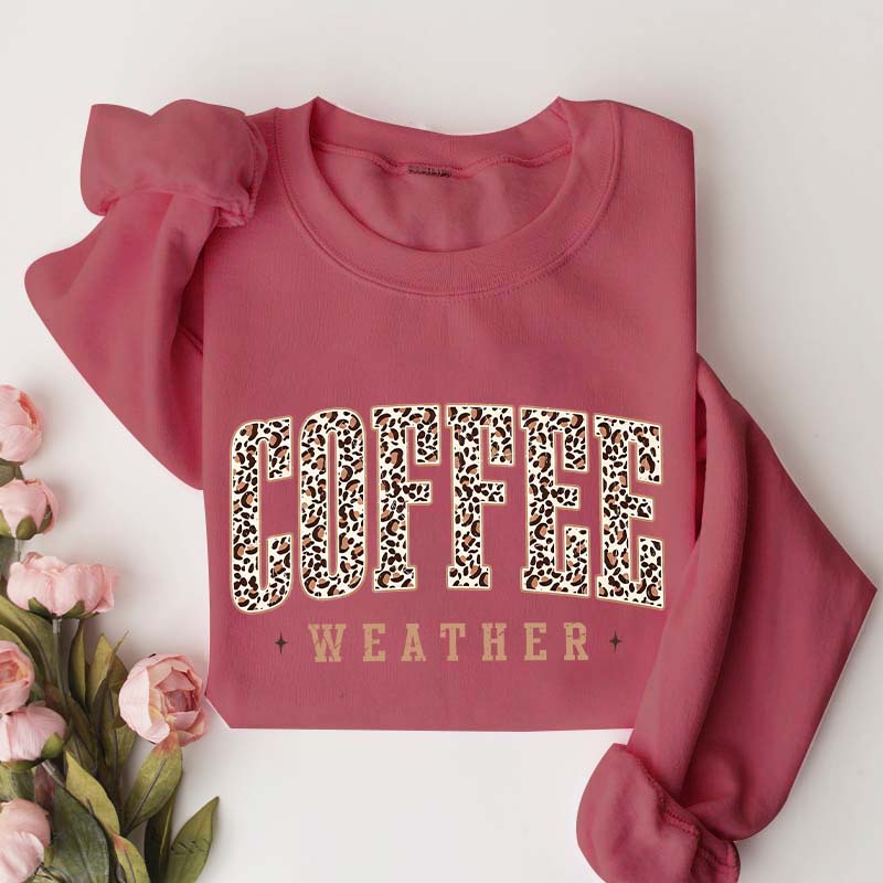 Retro Coffee Weather Lover Sweatshirt