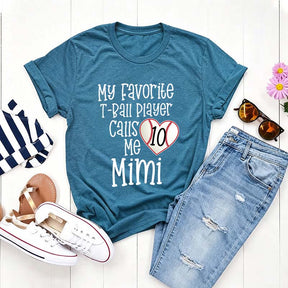 Personalized T-ball Game Day T-Shirt