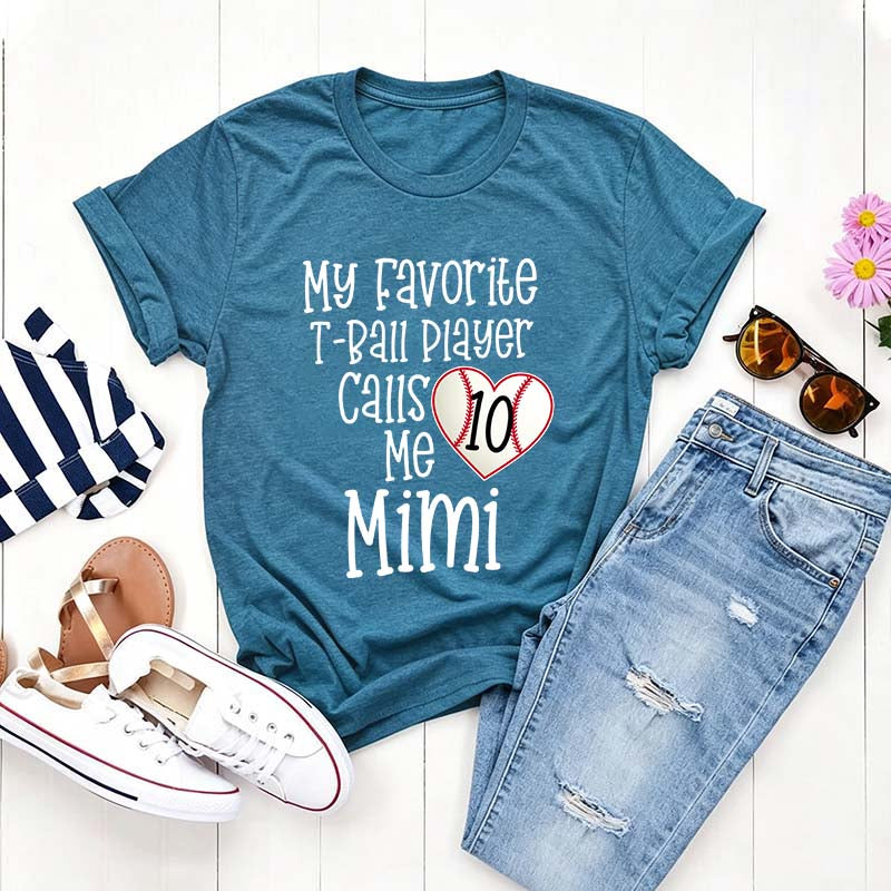 Personalized T-ball Game Day T-Shirt