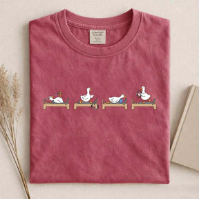Funny Goose Pilates Minimal Animal Gym T-Shirt