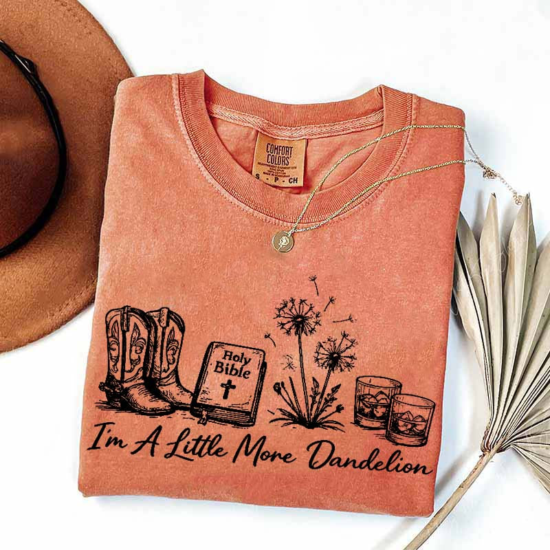 Dandelion Comfort Colors Graphic Western T-Shirt