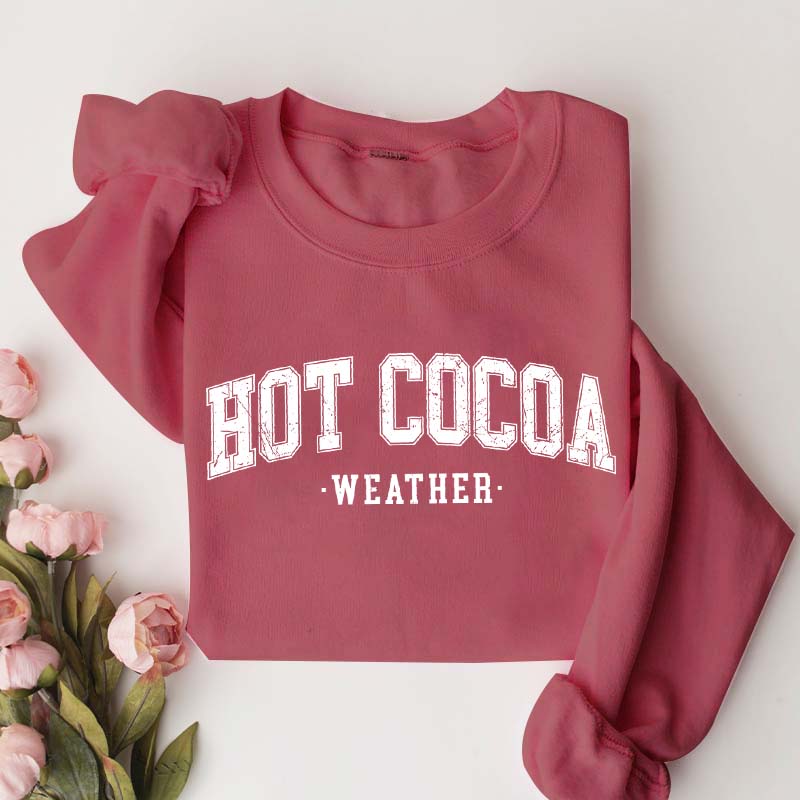 Retro Holiday Season Hot Cocoa Sweatshirt