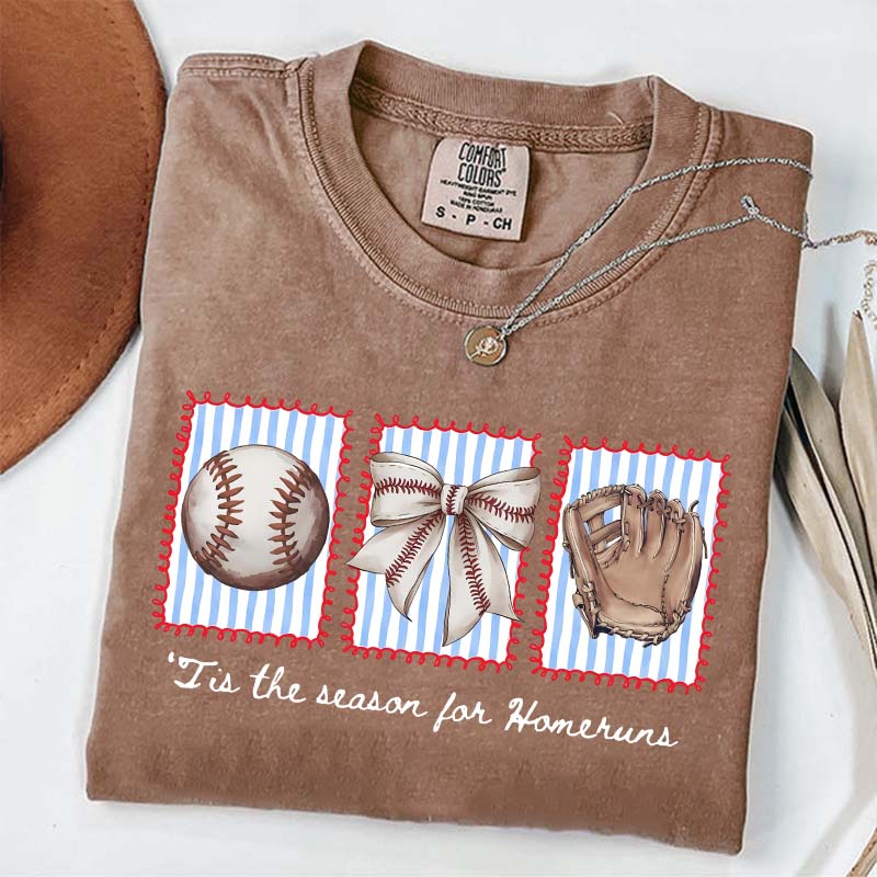 Tis the Season for Homeruns Baseball Mama T-Shirt