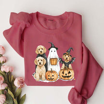 Halloween Goldendoodle Ghost Dog Lover Sweatshirt