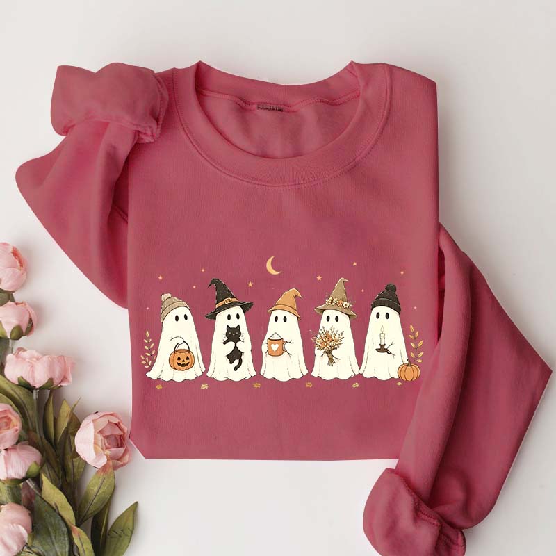 Cozy Fall Ghost Sweatshirt