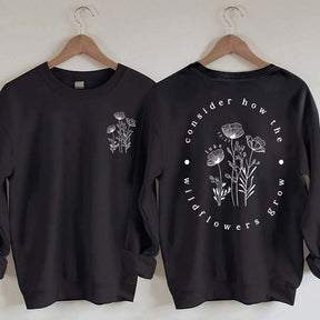 Wildflower Christian Sweatshirt | Lightweight Sweatshirt