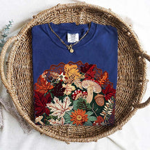 Wildflowers Cottagecore Botanical Floral Thanksgiving Sweatshirt
