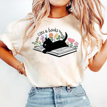 Cats & Books T-Shirt