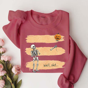 Funny Skeleton Lost Balloon Sweatshirt