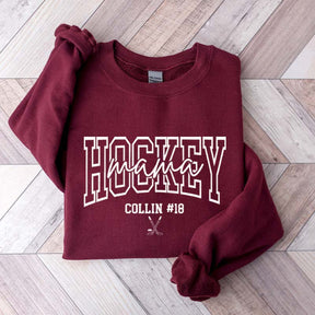 Personalized Hockey Mama Sweatshirt
