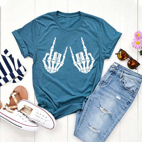 Skeleton Hand Rock and Roll T-Shirt